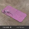 Tapete de Chá Impermeável Feito de Algodão e Linho com Estilo Chinês e Japonês Inspirado em Zen, Apresentando Orquídeas Pintadas à Mão, Adequado para Cerimônias de Chá, como Tapete de Chá, Base para Bule e Almofada de Isolamento Térmico