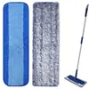 Compatible con Paño de Repuesto para Mopa Bona, Paño de Limpieza Rayado Azul, Pad de Microfibra Reutilizable para Mopa