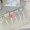 Pendente de pirulito simulação de estrela cadente de cinco pontas, cordão para celular, enfeites de bolsa para pericardio de menina fofa, melhor presente para amigo/casal