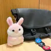 Chaveiro Pingente de Hamster Coelho Fofo Boneca Pingente de Mochila Brinquedo de Pelúcia Atacado Mini Boneca Recheada Pequena Figura
