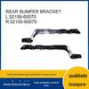 Adequado para Toyota 12 Landkuloze suporte do para-choque traseiro cartão de fixação 52156-60070 52155-60070