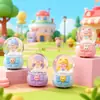 Una variedad de nuevas bolas de cristal de dibujos animados, nieve, regalo de vacaciones para niños, tamaño pequeño, bola de cristal luminosa, decoración de resina, regalo