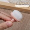 Anel Nail Art Pré-tratamento Borda Traseira Poeira Escova Dedo Botão Fino Macio Escova Unha Varrendo Cinza Nail Art Ferramenta