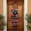 Decoraciones de Fiesta de Halloween de Amazon Colgantes de Puerta, Montaje de Escena para Casa Embrujada Bar, Decoraciones de Murciélago Fantasma Calabaza