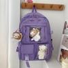 Mochila de estudante do ensino médio de grande capacidade em japonês saco escolar estudante do ensino médio feminino chique coreano Mori mochila menina