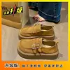 Zapatos Retro para Mujer de Primavera y Otoño Birkenstock 2026 Nuevo Estilo Mocasines Slip-On Estilo Británico Zapatos Individuales de Suela Gruesa Zapatos de Plataforma para Mujer