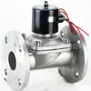 2S-500-50F venda válvula solenoide pneumática totalmente em aço inoxidável série 2S flangeada válvula solenoide de alta temperatura para vapor