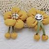 Nuevo Algodón y Lino Girasol Girasol Bolso Funda para Teléfono Decoraciones Colgante Tendencia Carcasa Accesorios