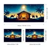Tecido de Fundo de Natal Transfronteiriço Novo 2026, Versos de Natal Personalizados, Bandeiras de Garagem de Fábrica de Exportação, Banners, Bandeiras de Mesa