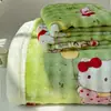 Juego de sábanas de terciopelo de leche, tres piezas, forrado de felpa, engrosado para abrigar, suave y cómodo para otoño e invierno, con un estampado fresco y elegante estilo ins