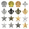 Acessórios de Novo Estilo: Parafusos, Tachas Cruzadas, Tachas em Formato de Concha, Tachas em Formato de Estrela, Rebites, Tachas de Chapéu, Tachas Decorativas para Bolsas, Roupas de Couro e Vestuário