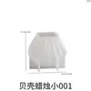 Amapola DIY Resina de Cristal 3D Yeso Aromaterapia Vela Molde de Silicona con Forma de Concha Grande y Pequeña Venta al por Mayor