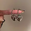 Pendientes Redondos Europeos y Americanos Transfronterizos de Plata Geométricos Multicapa, Lujo Ligero, Sensación de Alta Gama, Estilo Minimalista, Pendientes de Moda para Mujer