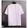 Dropshipping Transfronterizo Seda de Hielo Transpirable Manga Corta para Hombre Verano Nuevo Estilo Coreano Camiseta Estampada Sencilla Holgada Casual Manga Corta para Hombre