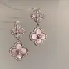 Pendientes de Botón de Flor de Circonita Estilo Minimalista Aguja Plateada Coreanos Ins Elegantes Versátiles Pendientes de Lujo Ligero Pendientes de Gama Alta