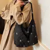 Bolso Grande de Nueva Colección Otoño-Invierno 2025 con Textura, Bolso de Hombro Casual a la Moda Personalizado, Bolso Tote con Diseño de Nicho