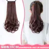 Fábrica por atacado peruca rabo de cavalo mulheres longo cabelo cacheado alça pera flor onda grande realista médio longo curto rabo de cavalo trança