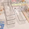 Caja de Almacenamiento de Escritorio Cosméticos Snacks Canasta Transparente Cuidado de la Piel Artículos Varios Dormitorio Organizador de Compartimentos Estante