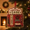 Novo produto transfronteiriço: Borboleta de Presente em Dinheiro de Natal, um ornamento de clipe de borboleta de acrílico para presente