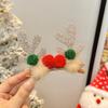 Tocado navideño Cuerno de alce horquilla para el cabello horquilla para el cabello adulto Accesorios para el cabello con clip de joyería para accesorios de fiesta de festival Mori