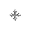 Pendientes de Aleación de Titanio F136 Chrome Hearts Zirconia 5A Joyería para Piercing Corporal de Titanio G23 Accesorios de Tachuela para Hueso del Oído
