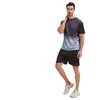 Traje Deportivo para Hombre al por Mayor Verano Transpirable Running Seda de Hielo Secado Rápido Camiseta de Manga Corta Transpirable Entrenamiento Fitness Absorbente de Sudor