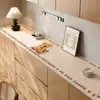 Alfombrilla de Mesa para Comedor Estilo Wabi-Sabi Dibujos Animados, Alfombrilla de Mesa para Mueble de TV de Cuero y Silicona, Alfombrilla para Zapatero de Entrada, Alfombrilla para Aparador de Vinos de Entrada