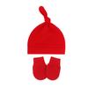 Amazon Estilo Comercio Exterior Set de Gorro con Chupón y Guantes para Bebé Gorro Fetal para Bebé Estilo Delgado de Una Sola Capa Gorro Chouchou Gorro con Cola
