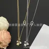 Nueva colección de collares marca D/marca Dior, disponible exclusivamente para comercio electrónico transfronterizo, productos nuevos con etiquetas originales, collar de nariz de cerdo CD al por mayor