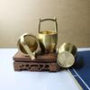 Cubo de Latón de la Riqueza Pequeña Vajilla de Cobre Artesanías de Cobre Adornos Cubo de Agua de Cobre Puro Regalos Promocionales Metal Puesto Callejero Venta al por Mayor Traer Riqueza