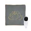 Terciopelo para el Hogar Calefacción Eléctrica Moxa Cojín de Terciopelo Artemisa Pura Moxibustión Cojín de Compresa Caliente Cojín para Sofá Calentador de Moxibustión Almohadilla Caliente Personalización