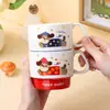 Taza Cerámica Apilable con Lindo Diseño de Perro Salchicha de Dibujos Animados, Alto Valor Estético, Taza para Café de Desayuno, Regalo con Logo Personalizable