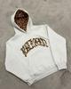 Sudadera con Capucha y Estampado de Letras Personalizado de Manga Larga de Venta Directa de Comercio Exterior de Otoño Pantalones Rectos Sueltos Versátiles de Moda