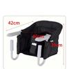 Mesa y Silla de Comedor para Niños, Silla Plegable para Bebé, Silla Multifuncional, Silla de Comedor Portátil, Doble Certificación Ce/Cpc para Niños