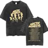 Camiseta Gráfica Retro Rock Arctic Monkeys Álbum de Música para Hombre