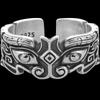 Anillo de Bestia Divina Taotie Anillo Retro Agresivo para Hombre Anillo Nafu Anillo Abierto para Hombre