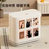 Papelera Estrecha Cerrada con Tapa abatible para Sala de Estar y Dormitorio del Hogar, Contenedor de Almacenamiento para Espacios Estrechos para Control de Olores, Papel de Desecho y Artículos Varios