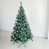 Venda quente da Amazon decoração de Natal 1,8 m spray branco PVC árvore de Natal 600t com pés de ferro tamanho pode ser definido