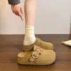 Sandalias Birkenstock de dedo con suela gruesa para mujer, nuevo estilo Primavera/Otoño 2026, retro, versátiles, de meter, sandalias Birkenstock 'sensación de pisar mierda'