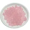 Color Rosa Hielo Cristalino Alto Bolas Redondas de 8 mm Bolas Sueltas Venta al por Mayor DIY Piedra de Jade Joyería Pulsera Collar Cuentas para Ensartar Cuentas de Jade