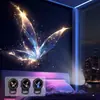 Lámpara de Proyección Popular Transfronteriza, Luz de Fondo, Luz Nocturna para Dormitorio, Lámpara de Iluminación Portátil Alimentada por USB con Rotación de 360 Grados