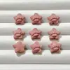 Signo para el Cabello de Mariposa Tallada de Ciprés Rojo, Accesorios de Cuentas Sueltas, Etc.. Accesorios para Joyería de Cuentas Budistas DIY, Cadena para Teléfono Móvil