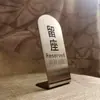 Placa de Número de Mesa de Restaurante em Aço Inoxidável 304, Placa de Número de Mesa para Restaurante de Hot Pot, Placa de Número de Mesa de Pé, Placa de Reserva, Placa de Não Fumar