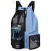Bolsa de Praia para Natação Transfronteiriça Mochila com Cordão de Malha Mochila Esportiva com Cordão para Homens e Mulheres Bolsa de Grande Capacidade