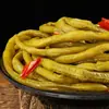 Feijão-fradinho em conserva, feijão-fradinho azedo, picles de feijão-fradinho apetitosos, feijão-fradinho agridoce, feijão-fradinho em conserva pronto para comer, picles de vegetais, picles