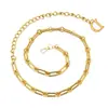 Cinturón de cadena letra C D pasarela Cadena de cintura decorativa estilo Chanel para mujer con cadena metálica para pantalones de traje de falda