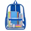 Mochila transparente transfronteriza de Amazon, bolso de hombro de PVC, mochila de gelatina, mochila de gran capacidad, mochila escolar para estudiantes de primaria y secundaria
