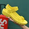 Zapatos Planos de Moda de Verano para Mujer con Punta Abierta, Sandalias Transpirables Caladas sin Cierre, Zapatos de Playa Ligeros Antideslizantes Casuales para Exteriores