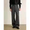 Pantalones rectos de color liso, estilo Hong Kong, sencillos y fluidos para hombre, para primavera y otoño, moda versátil de calle, sin planchar, de largo completo, modernos