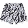 Venta Caliente Transfronteriza de Amazon Pantalones Cortos Estampado de Leopardo Impresión 3D Versátiles Casual Americano para Hombre Pierna Ancha Verano Holgados Venta al por Mayor